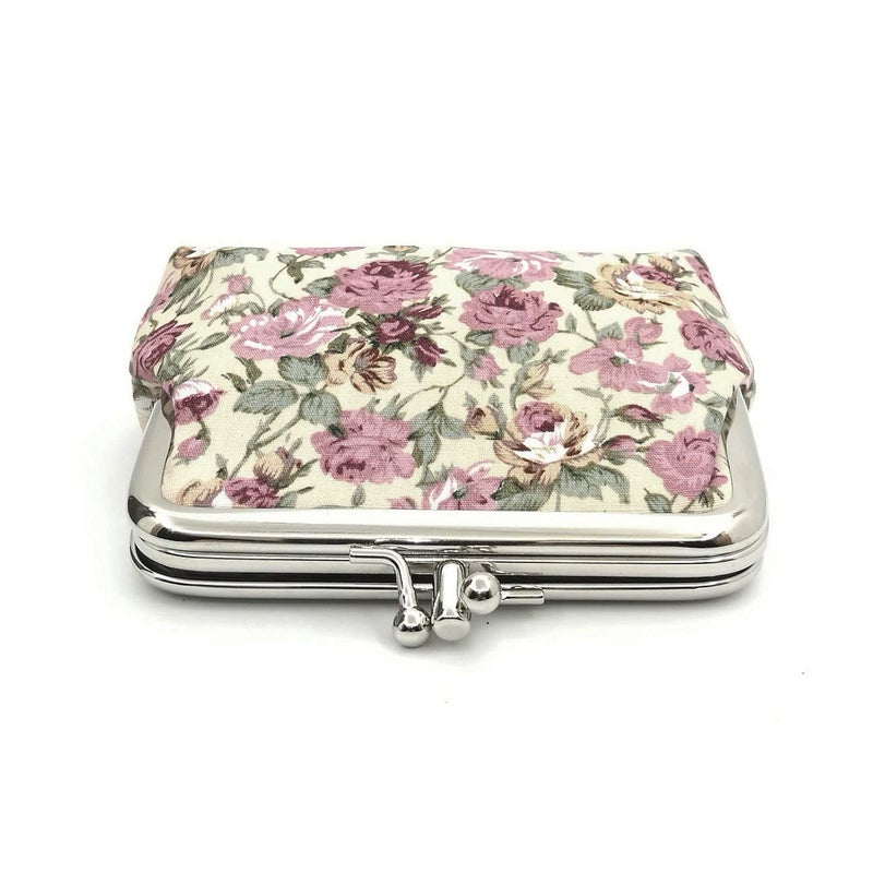 Sanxiner Cute Floral Buckle Coin Purses Vintage Pouch Kiss-lock Change Purse Wallets - Image 5